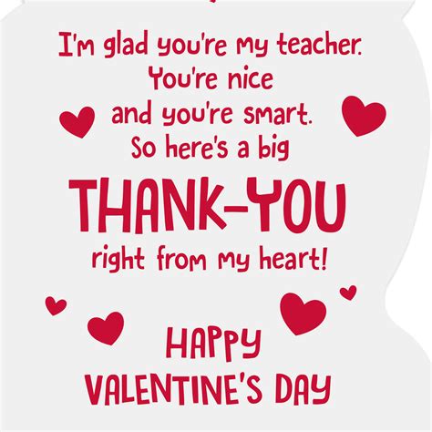 teacher valentines day card  sticker greeting cards hallmark
