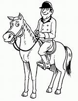 Derby Jockey Coloringhome Silks sketch template