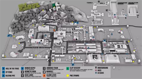 escape  tarkov reserve map extraction points  loot spots