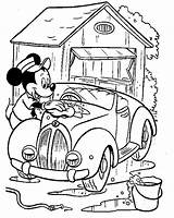 Car Coloring Wash Pages Mickey Drawing Mouse Washing Printable Kids Sheets Disney Guide Getdrawings Colouring Draw Cartoon Color Friends sketch template