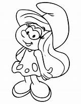 Coloring Pages Smurfs Activities Smurf Outline Smurfette Printable sketch template