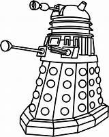Dalek Drawing Tardis Clip Vector Outline Doctor Who Pages Coloring Deviantart Drawings Line Kids Drawn Projects Getdrawings Kid Visit Exterminate sketch template
