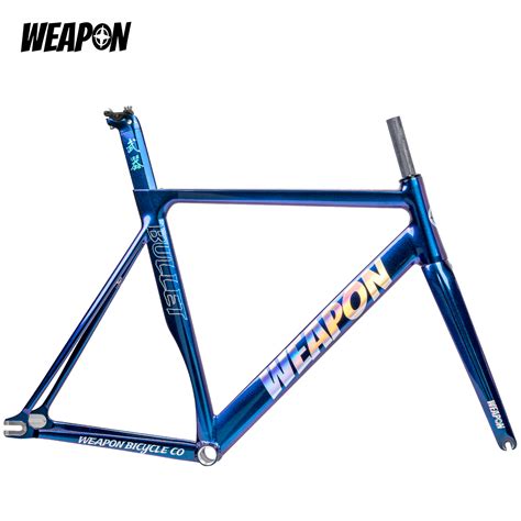 weapon fixie aero track frameset worldwide shipping