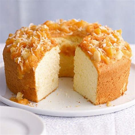 pineapple cake  macadamia apricot topper recipe yummly recipe