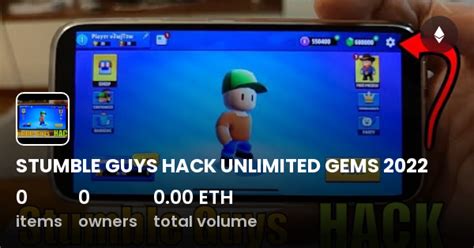 stumble guys hack unlimited gems  collection opensea