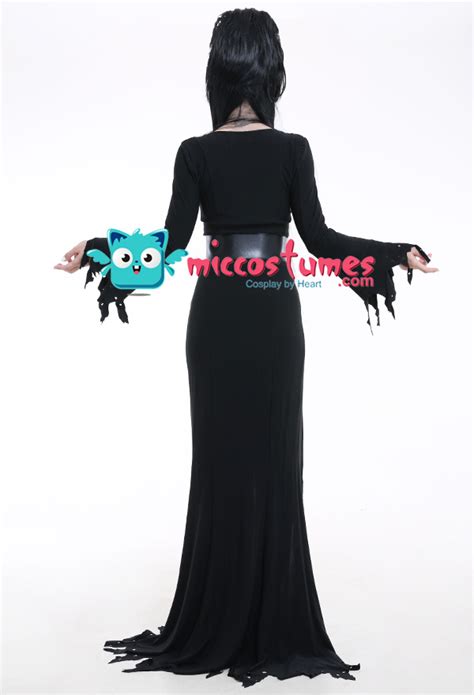 Herrscherin Der Dunkelheit Elvira Gothic Sexy Kleid Cosplay Kostüm