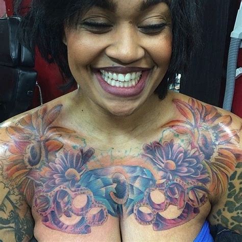 A Colorful Chestpiece By Imani Brown Too Bad Tattoos Great Tattoos