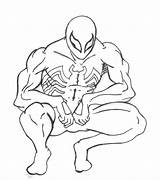 Venom Tayo Mewarnai Symbiote sketch template