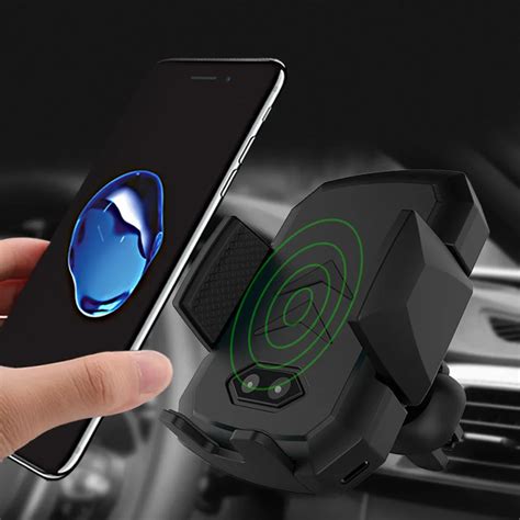 automatic induction qi wireless charger  iphone samsung huawei fast wirless charging charger