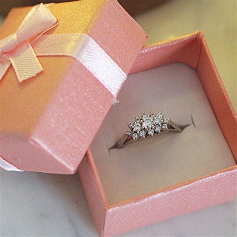 pack  jewellery ring display gift boxes  velvet insert  kur tinyyo