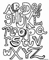 Coloring Abc Printable Alphabet Pages Book Color sketch template
