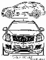 Cadillac Car Coloring Pages Srx Lowrider sketch template