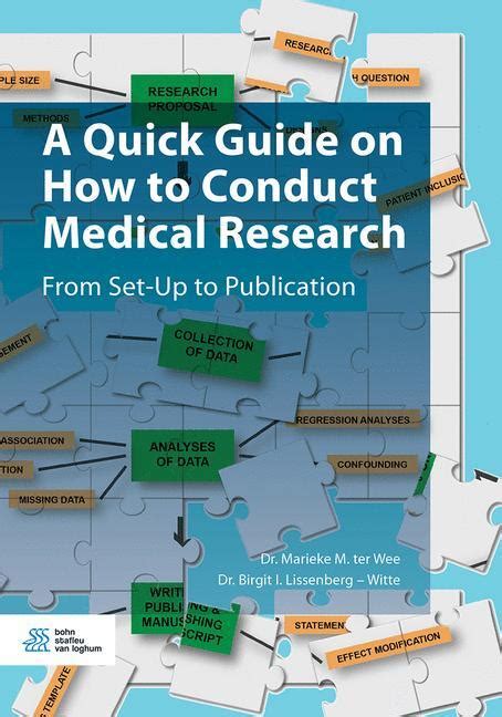 a quick guide on how to conduct medical research marieke m ter wee