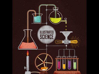 illustrated science cover graphic design inspiration science