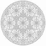 Coloring Mandala Snowflake Pages Mandalas Dover Publications Adult Haven Creative Books Book Doverpublications Colouring sketch template