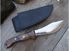 Custom Handmade Super Skinning Knife 5160 Steel BladeTiger Stripe