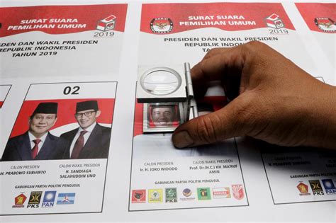 photo  colored ballot papers  jakarta post