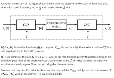 solved consider the system of the figure shown below with