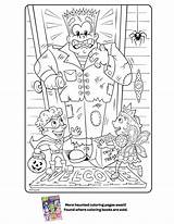 Coloring Crayola Halloween Pages Trick Frankenstein Treat sketch template