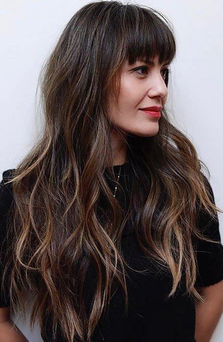 25 Gorgeous Long Hair With Bangs Hairstyles The Trend