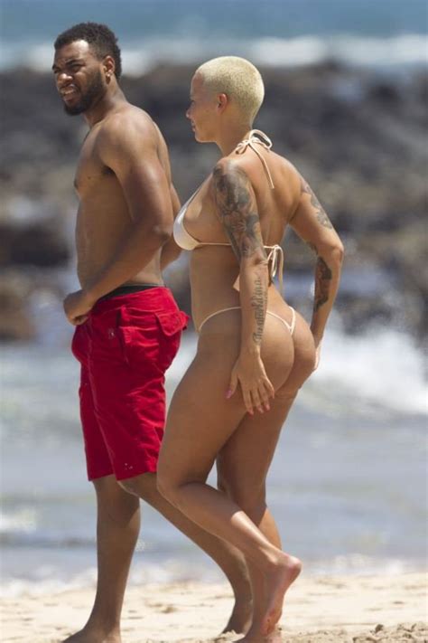 amber rose topless 23 paparazzi photos thefappening
