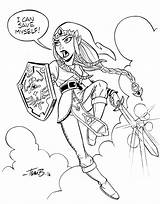 Artstation Zelda sketch template