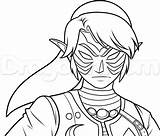 Deity Fierce Draw Drawing Link Zelda Step Choose Board Dawn Legend sketch template