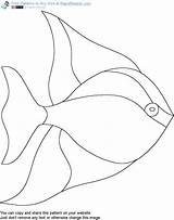 Fish sketch template