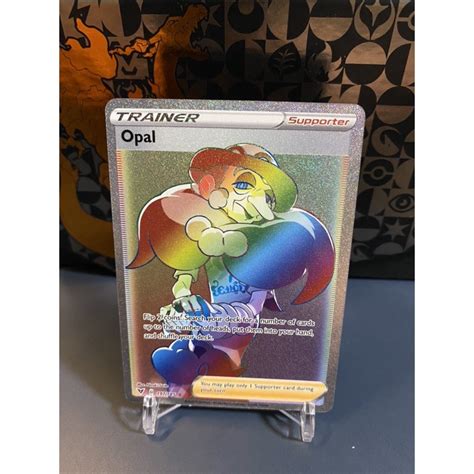 pokemon tcg card ss vivid voltage opal  rainbow hyper rare