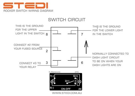 rocker switch diagram wiring diagram diagram dash lights