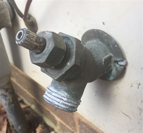 replace outdoor spigot