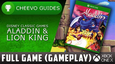 aladdin sega genesis full game gameplay xbox disney classic games youtube