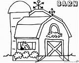Barn Coloring Pages Horse Printable Kids Color Getcolorings Print sketch template