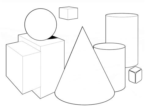 printable shapes coloring pages  kids