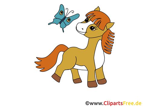 pony clipart bild cartoon gratis
