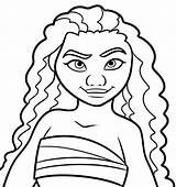 Moana Coloring Pages Kids Color Print sketch template