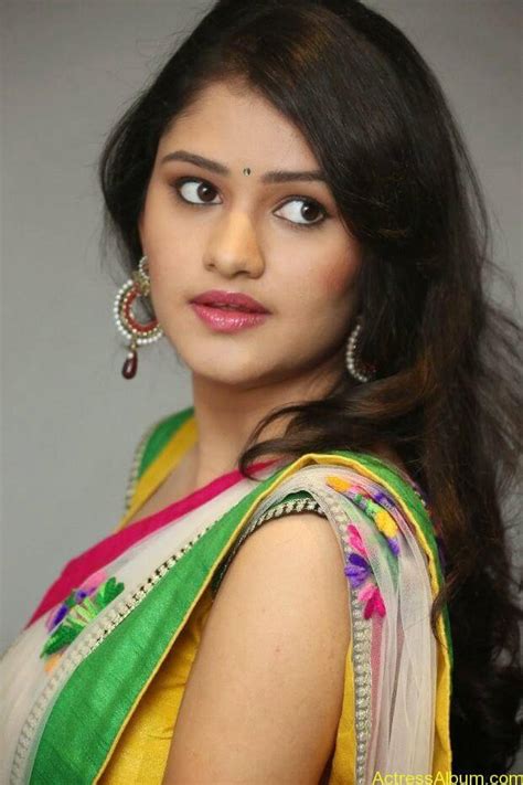 telugu actress khushi hot saree stills actress album