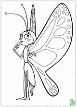 Dinokids Coloring Maya Bee Close Pages sketch template