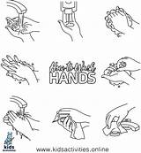 Hand Washing Handwashing Develop Recognition Ages Kidsactivities sketch template