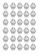Cupcake Colorear Coloriages Erwachsene Malbuch Fur Difficiles Adultes Justcolor Dedans Enfants Adulte Greatestcoloringbook Nggallery Mosaique Imprimable sketch template