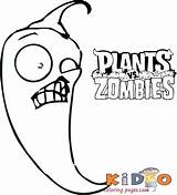 Zombies Jalapeno Kidocoloringpages Zombi sketch template