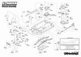Traxxas Maxx Exploded Chassis Brushless Parts Diagram Emaxx Rc Emax Views Base sketch template