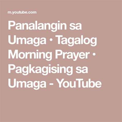 panalangin sa opening prayer tagalog probisyon panalangain