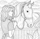 Fazenda Animais Cavalo sketch template