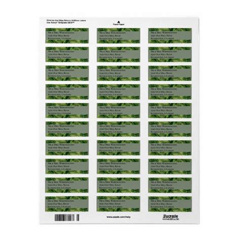 tropical palm leaves label zazzlecom   palm leaves themed