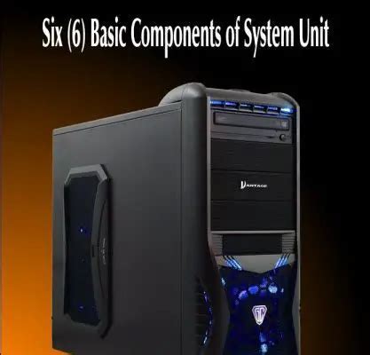 basic components  system unit description functions techchore