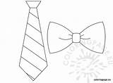 Bow Tie Template Coloring sketch template