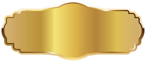 plaque clipart golden plaque golden transparent     webstockreview