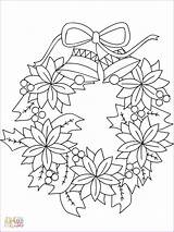 Coloring Wreath Couronne Cloches Albanysinsanity Scbu Abetterhowellnj Colorear sketch template