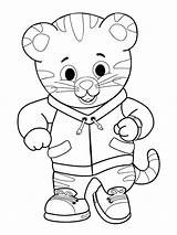 Tiger Daniel Coloring Pages Printable Neighborhood Color Print Drawing Cartwheel Silhouette Lily Lee General Tigers Clipart Kids Car Getdrawings Lions sketch template